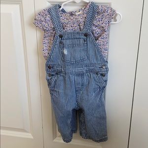 Overalls outfit